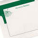 Corner Palm Leaf Flat Note Cards - Letterpress Image 1 of 3